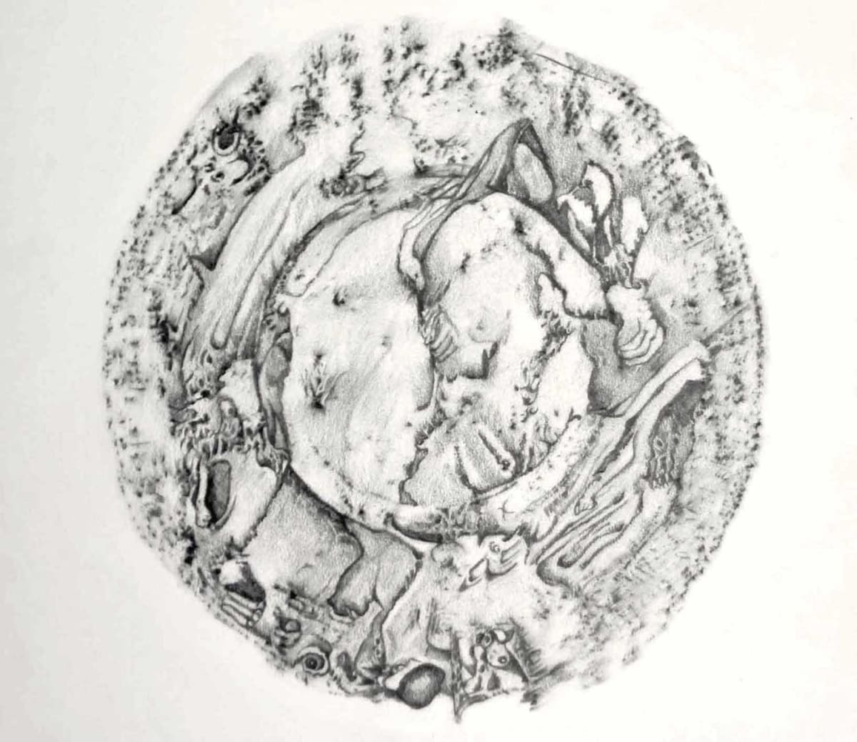 Grotesque Mandala 1 by Pat Borow 