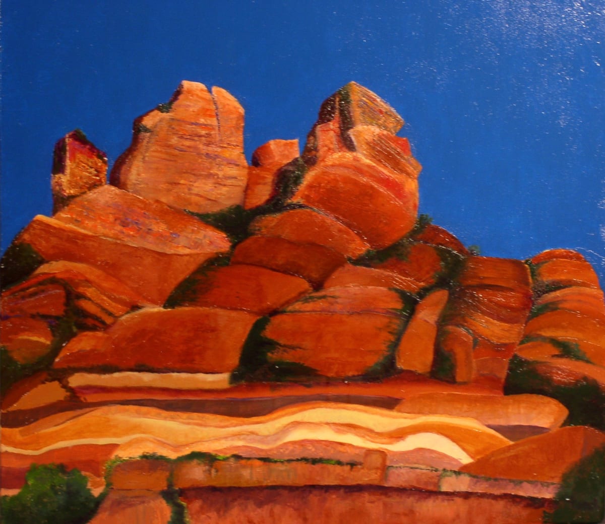 Sedona View by Pat Borow 