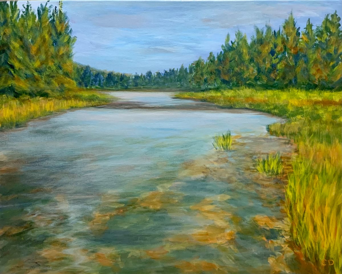 River, Reflections, Rocks 