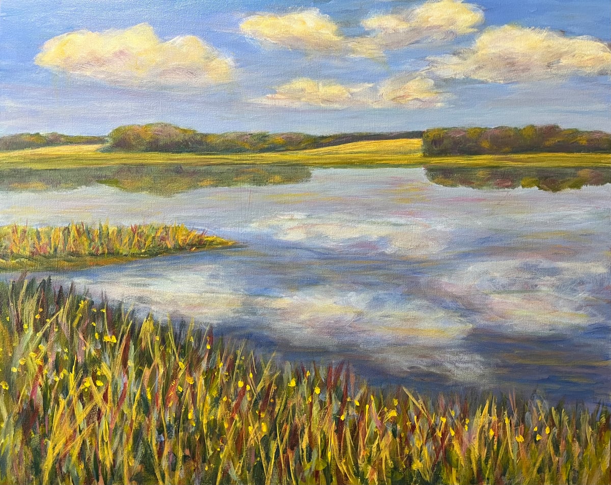 Southeast Slough by Celeste Dumonceaux Delahey 