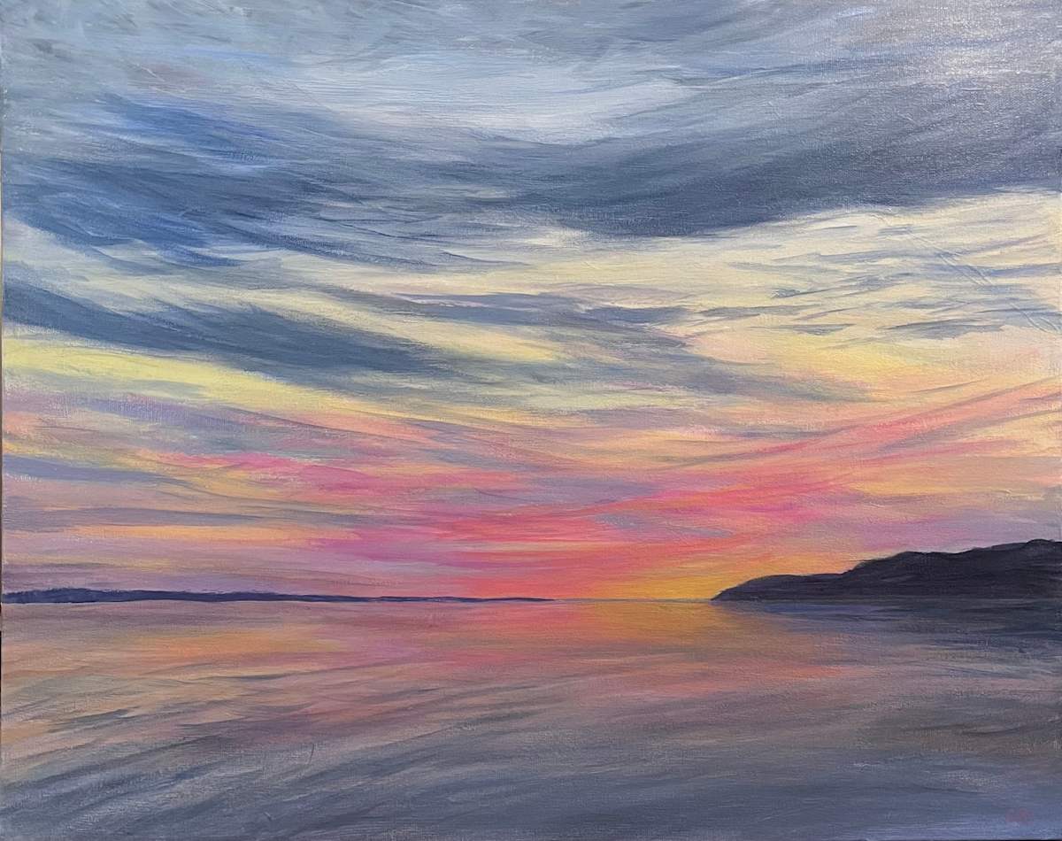 Where The Soft Glow Lingers by Celeste Dumonceaux Delahey, Image 1.