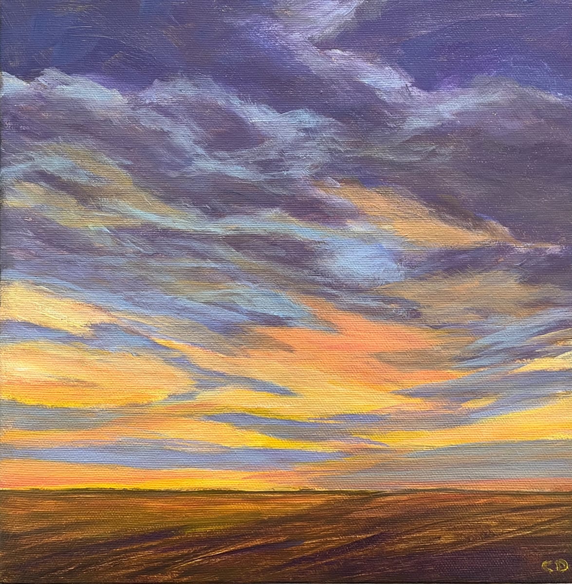 Orange Float by Celeste Dumonceaux Delahey 