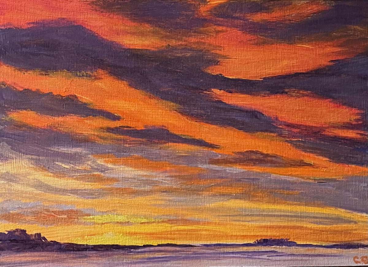 Tiger in the Sky by Celeste Dumonceaux Delahey, Image 1.