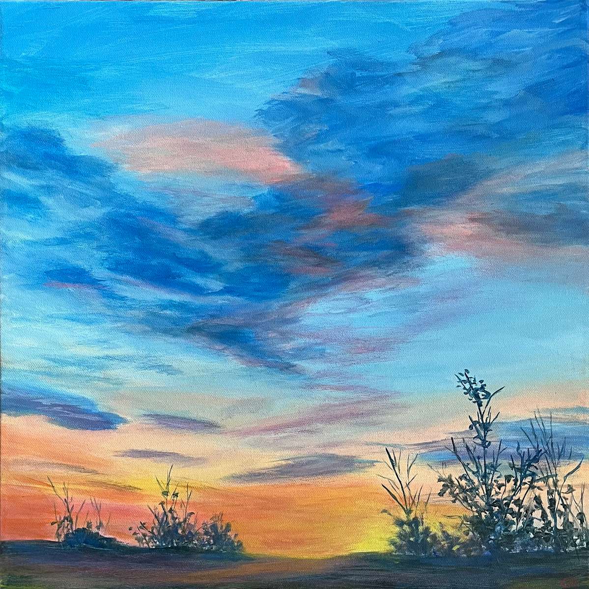 Splendour in The Setting Sun by Celeste Dumonceaux Delahey 