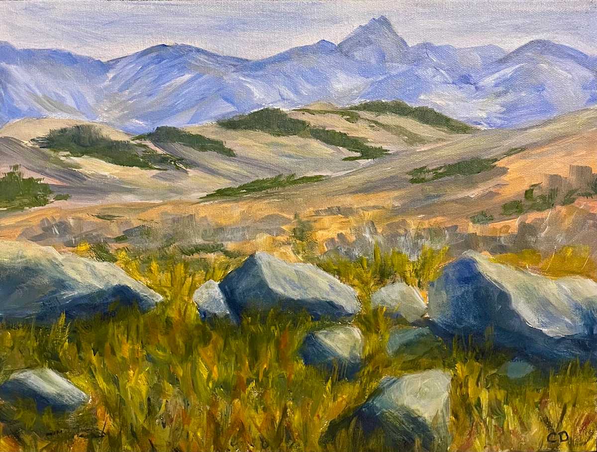 Over the Hills and To The Mountain by Celeste Dumonceaux Delahey 
