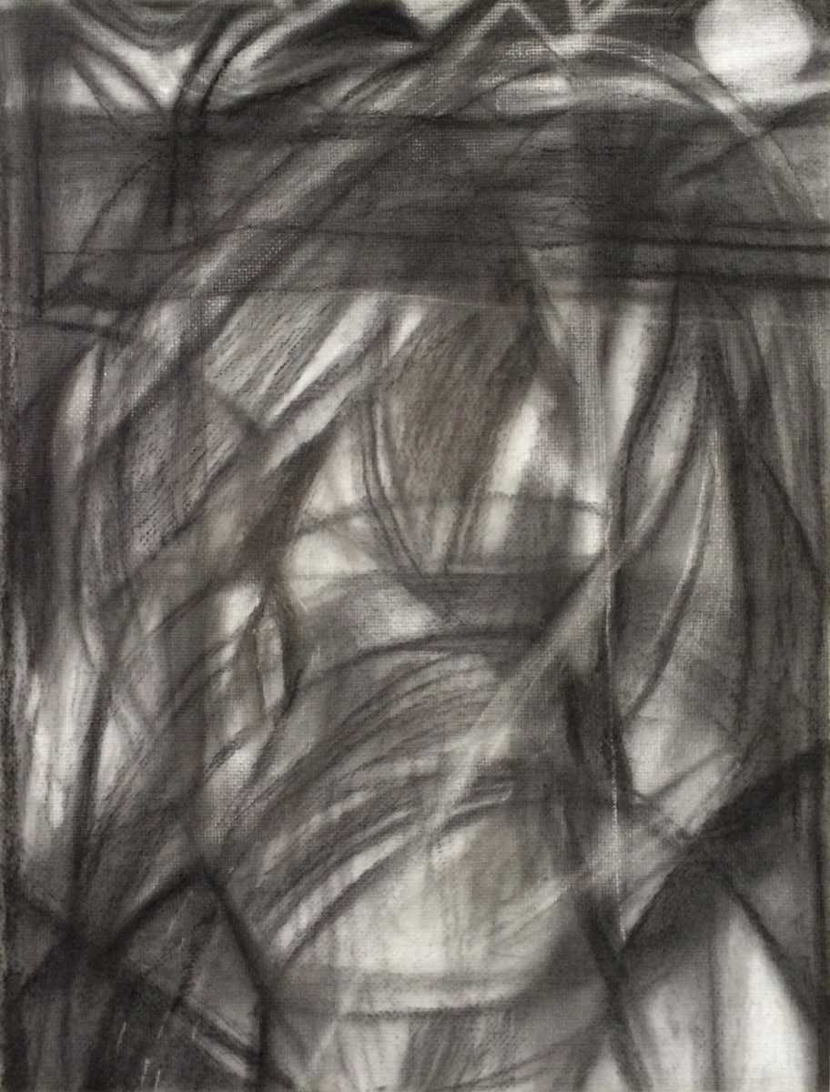 Charcoal Abstract, Landscape 01, Image 5.