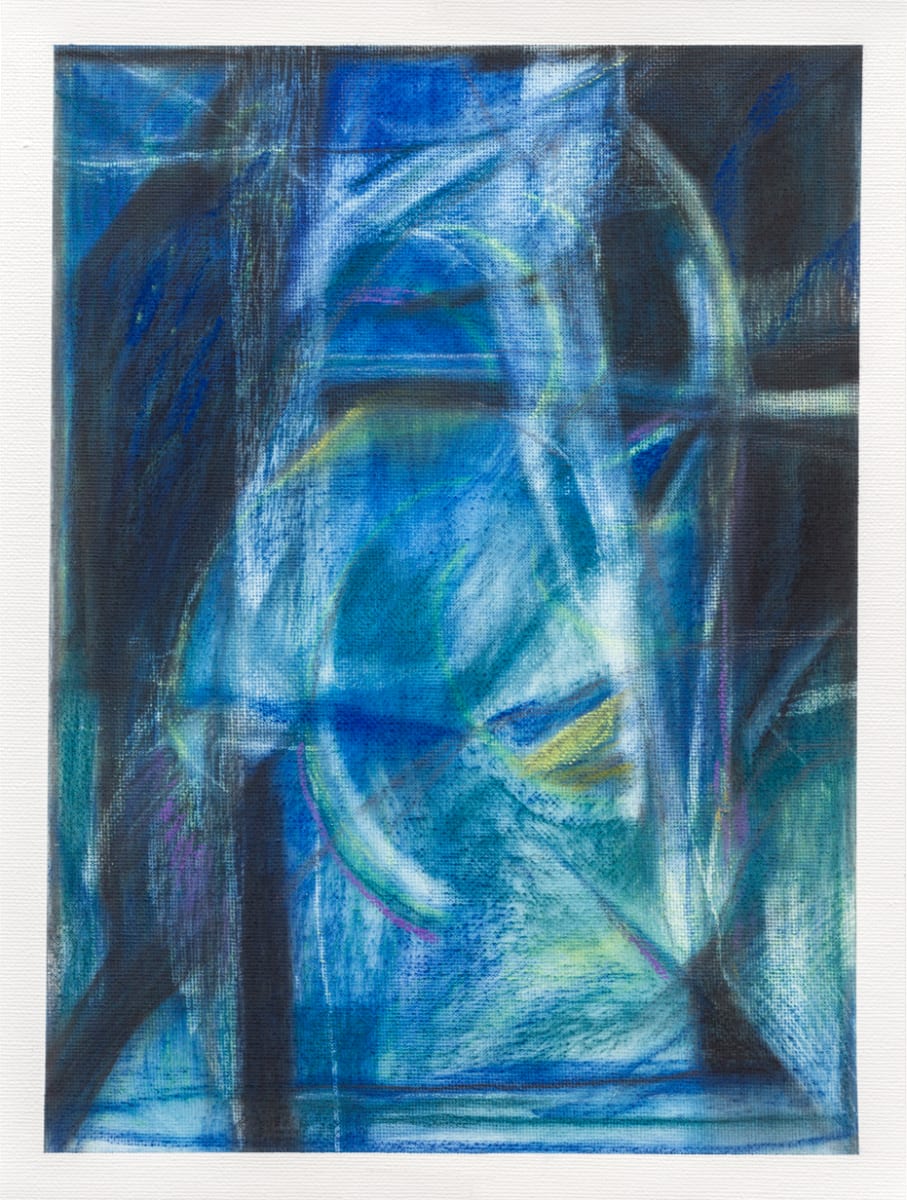 Pastel And Charcoal Abstract 01 by Carolin Winkler 