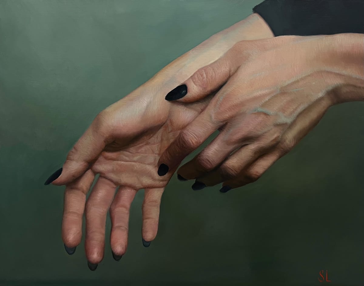 Hand painting demo by shana levenson 