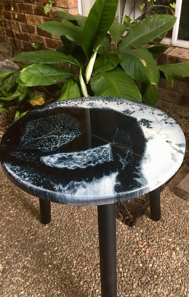 40cm Coffee/Patio Table - Eclipse by Gayle Reichelt 
