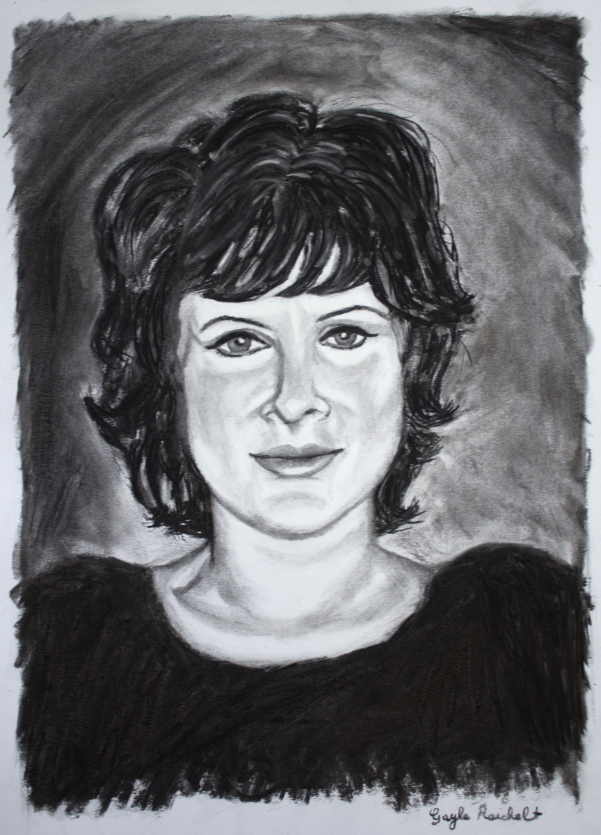 Then - Self Portrait by Gayle Reichelt 