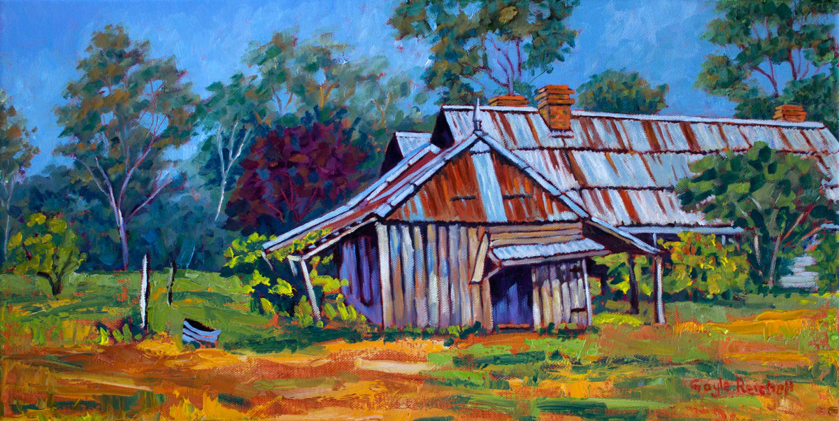 Old Shed, Coonanga Homestead - Limited Edition Print (25) by Gayle Reichelt  Image: Old Shed, Coonanga Homestead - Limited Edition of 25