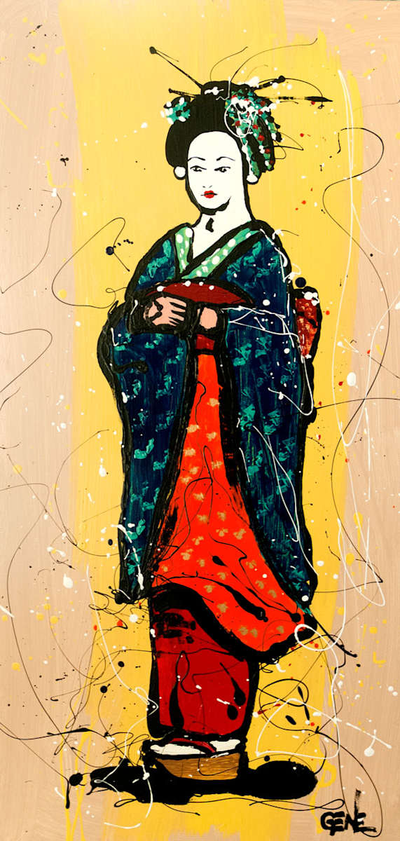 Geisha Standing, Image 1.