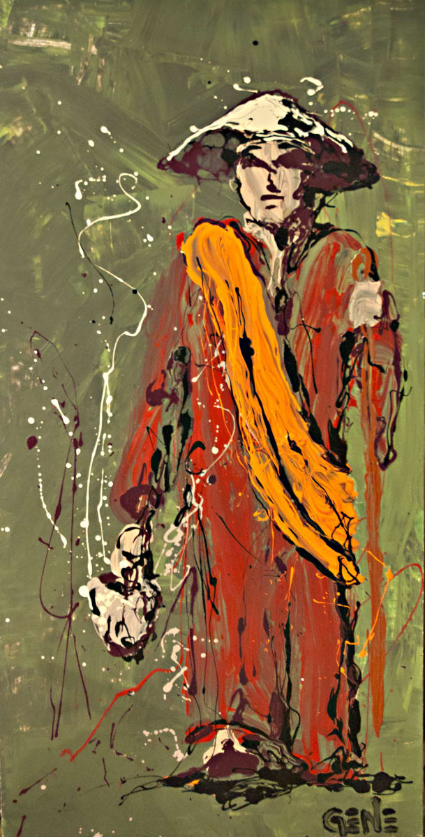 Standing Monk by GENE 