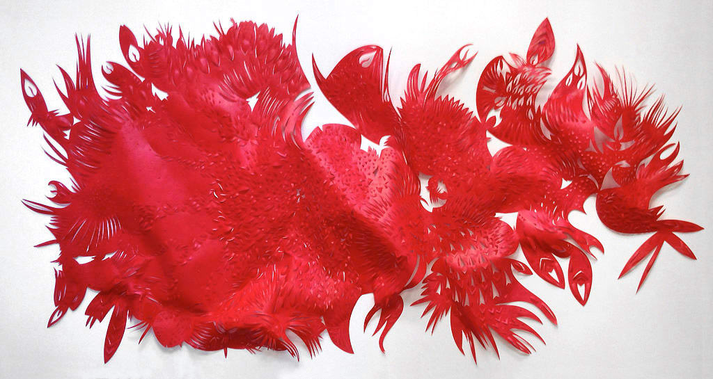 Organic Flow Red #8, Image 1.