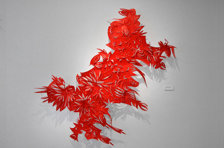 Red Organic Form 1, Image 1.
