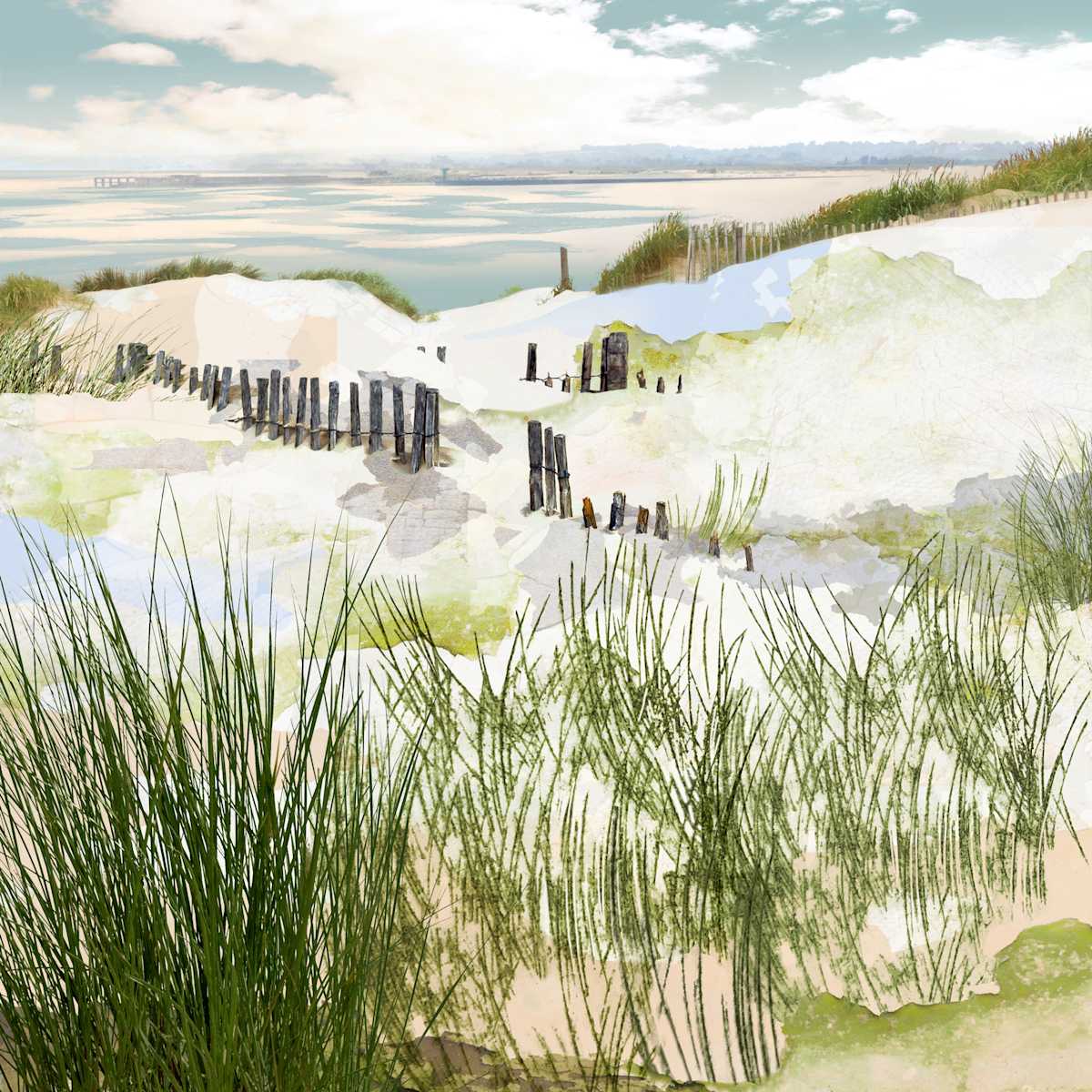 Seascape 97 | Towards Rye by Claire Gill Fine Art 