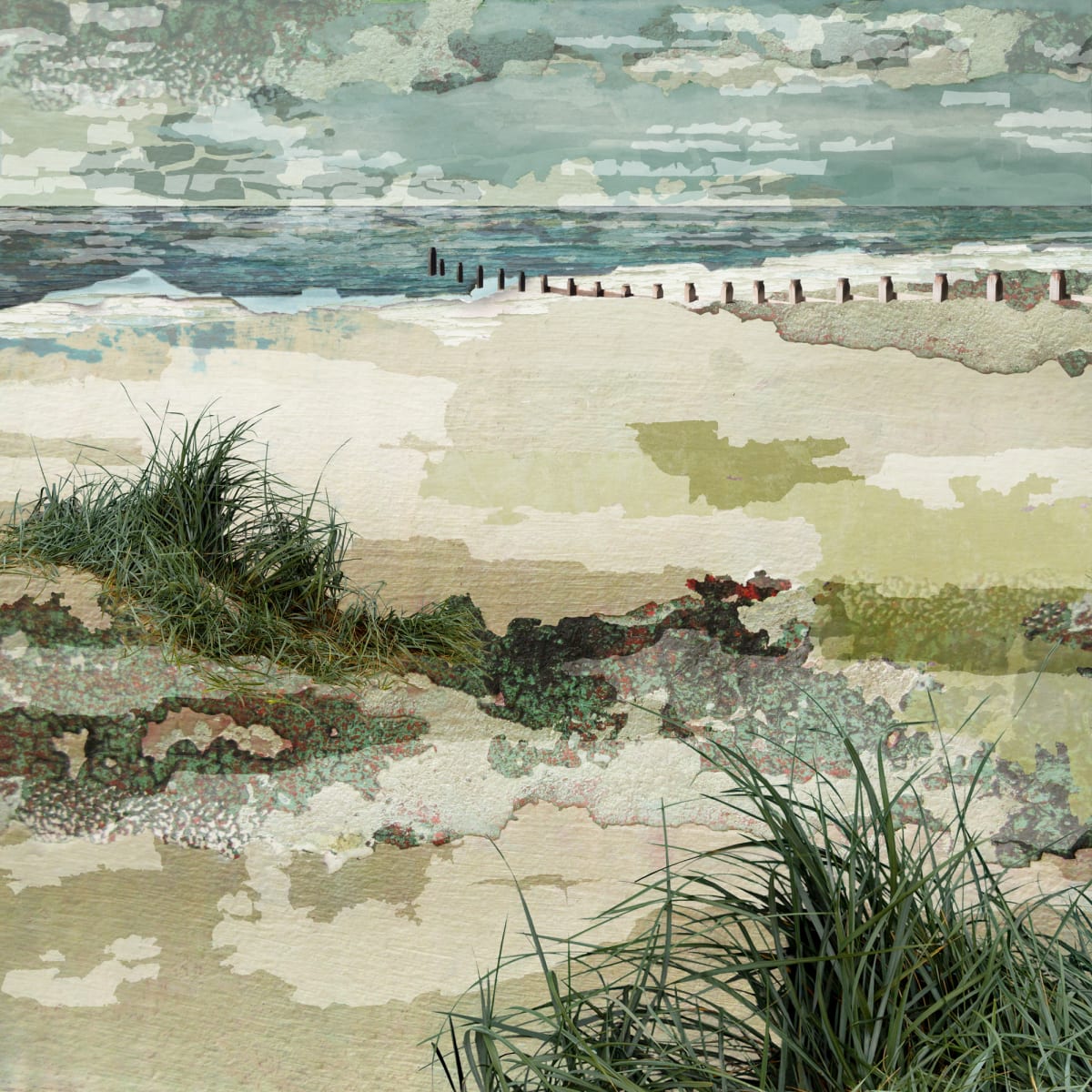 Seascape 94 | The Sand Between My Toes by Claire Gill Fine Art 