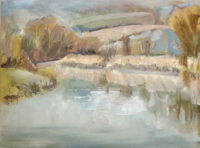 Quiet Winter Day  Mist by Frances Knight 