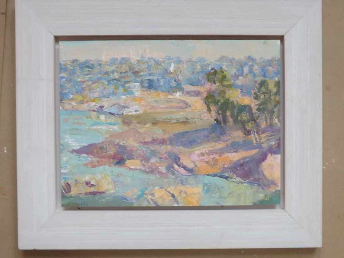 Narmada Dawn Light 3 by Frances Knight 