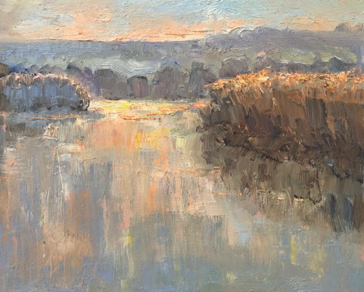 Dawn Light River Arun by Frances Knight 