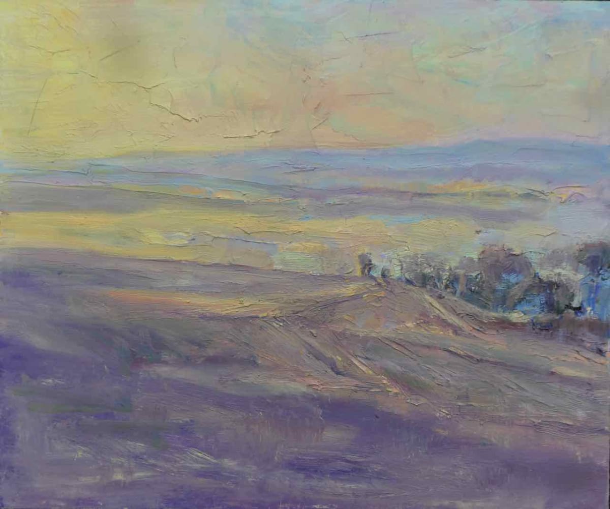 Misty Dawn Light from Houghton Hill by Frances Knight 