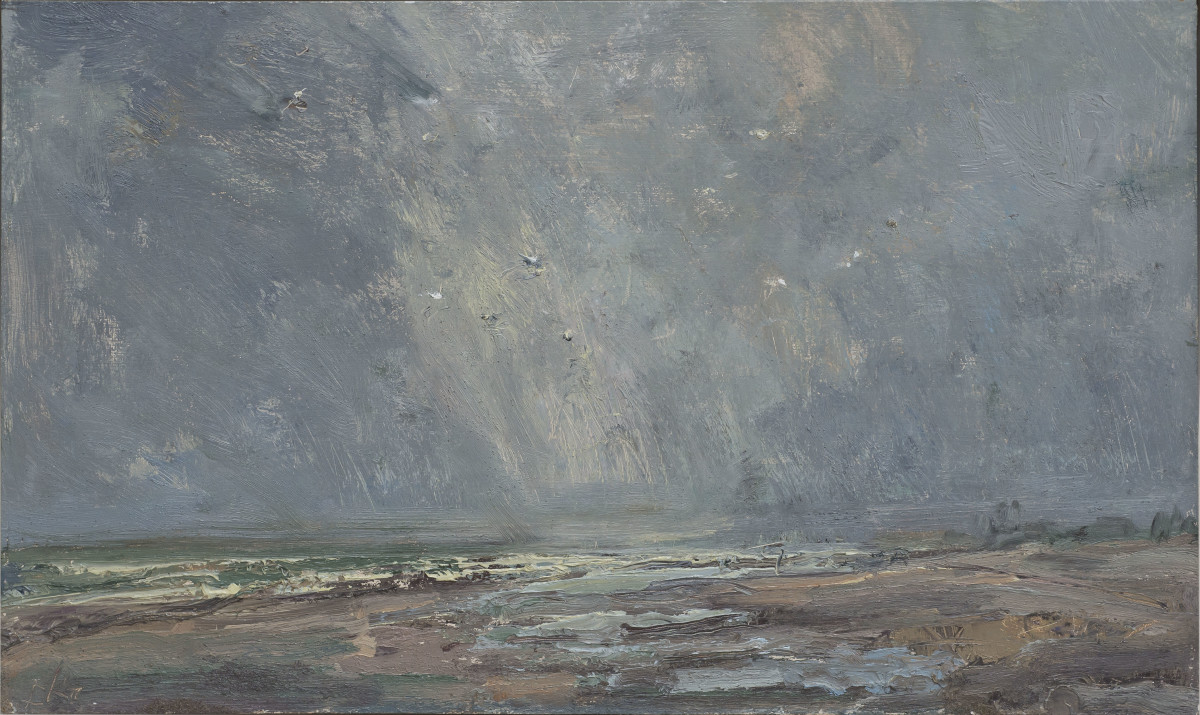 Gulls in Wind and Rain by Frances Knight 