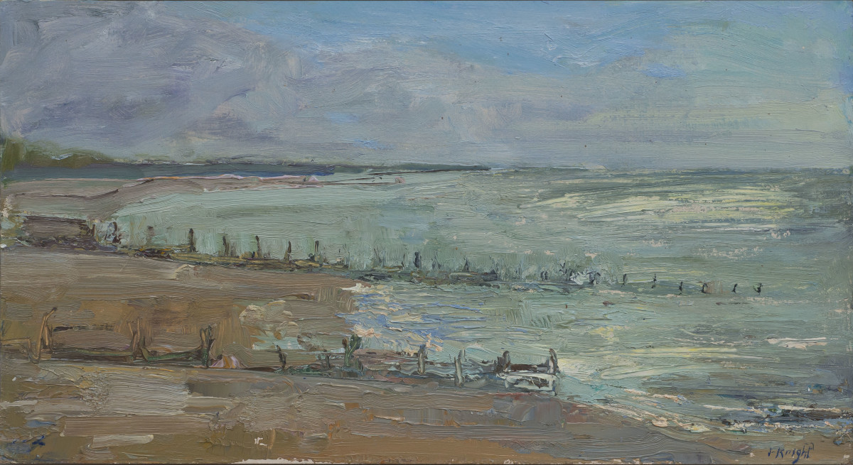 Ebbing Tide Climping by Frances Knight 