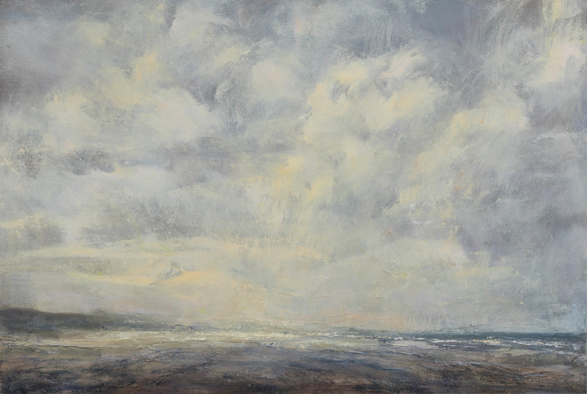 Winter Beach  2 by Frances Knight 