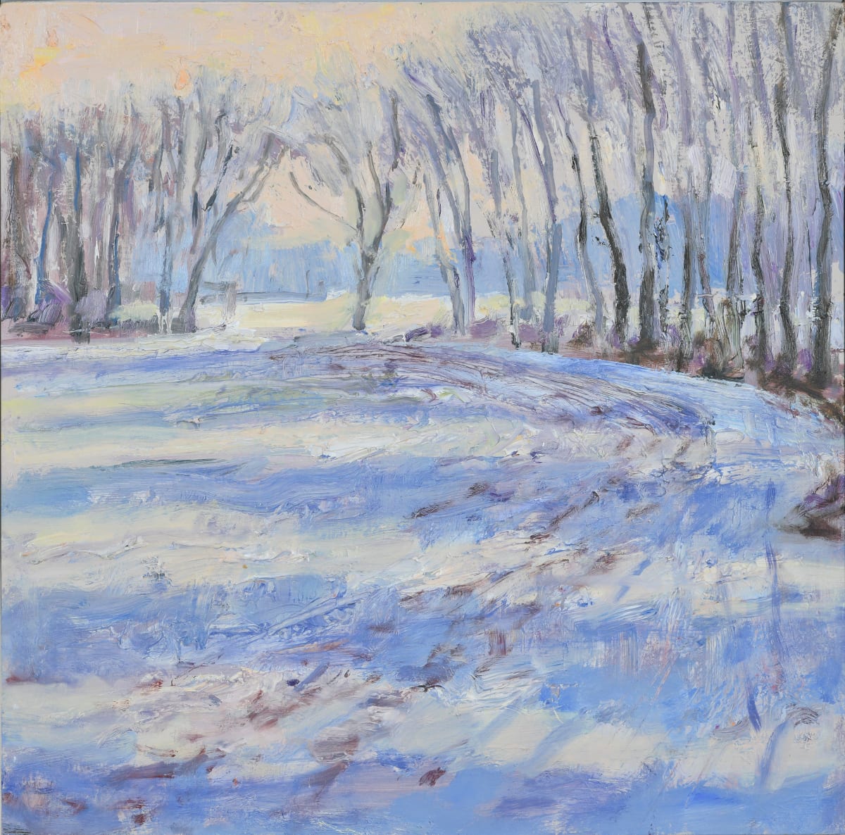 Melting Snow Sunlight and Shadows 2 by Frances Knight, Image 1.