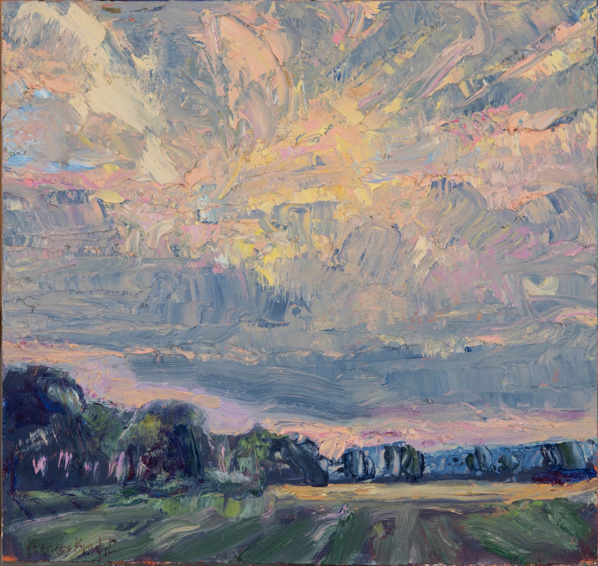 Downland Sunset 2 by Frances Knight, Image 1.