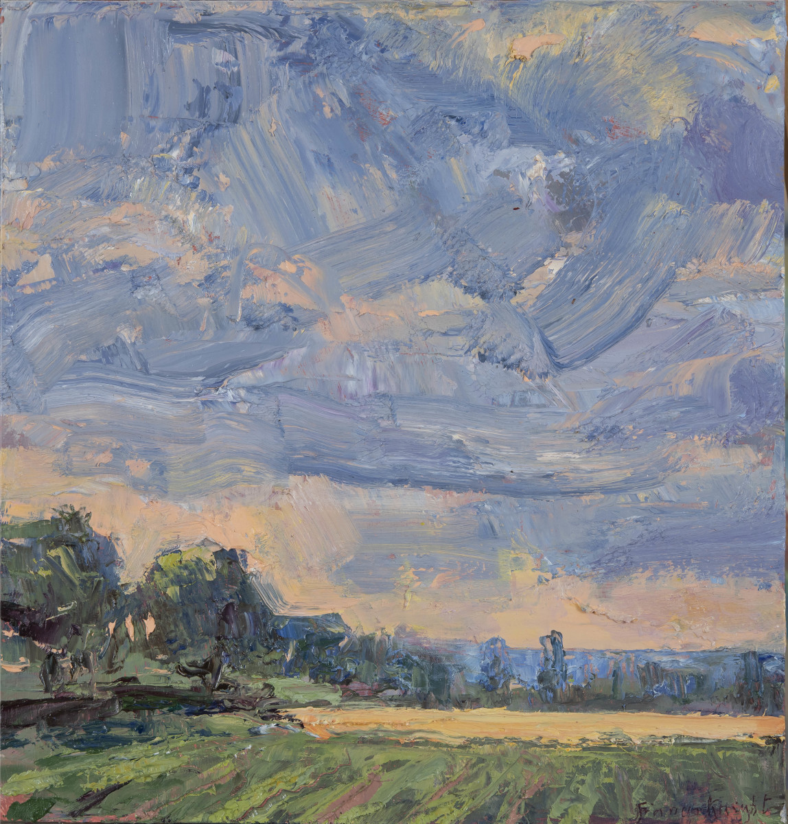 Downland Sunset 3 by Frances Knight 