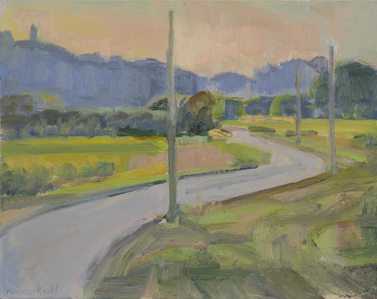 Road Caromb Afternoon Light 2 by Frances Knight 
