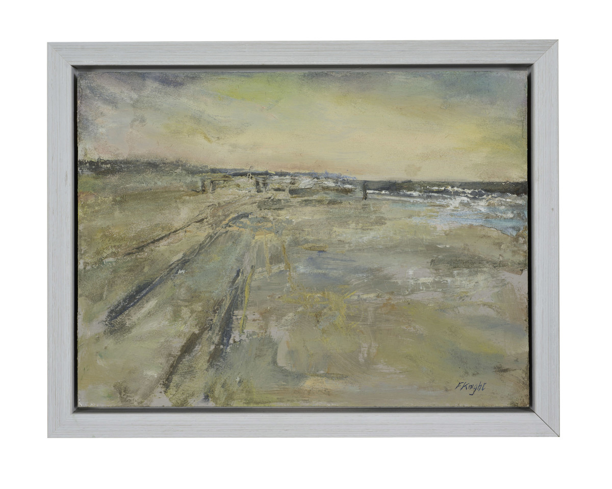Cold and Windy Beach by Frances Knight 
