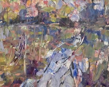 Reflections on a Pond Study by Frances Knight, Image 1.