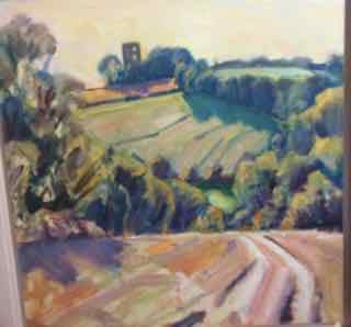 Racton Tower Sunset by Frances Knight, Image 1.