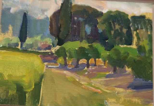 Cypress Cherries Vines 2 by Frances Knight, Image 1.