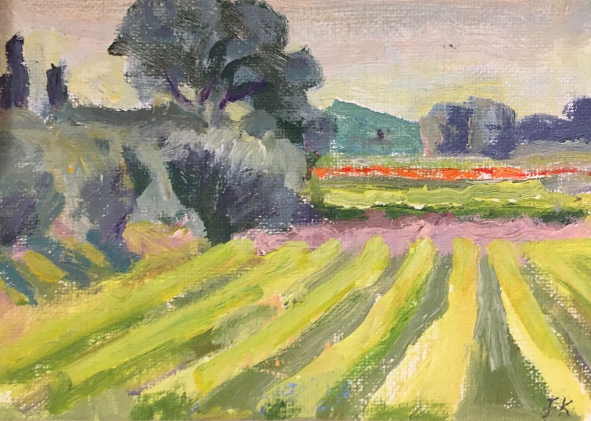 Poppies Olives Vines by Frances Knight, Image 1.