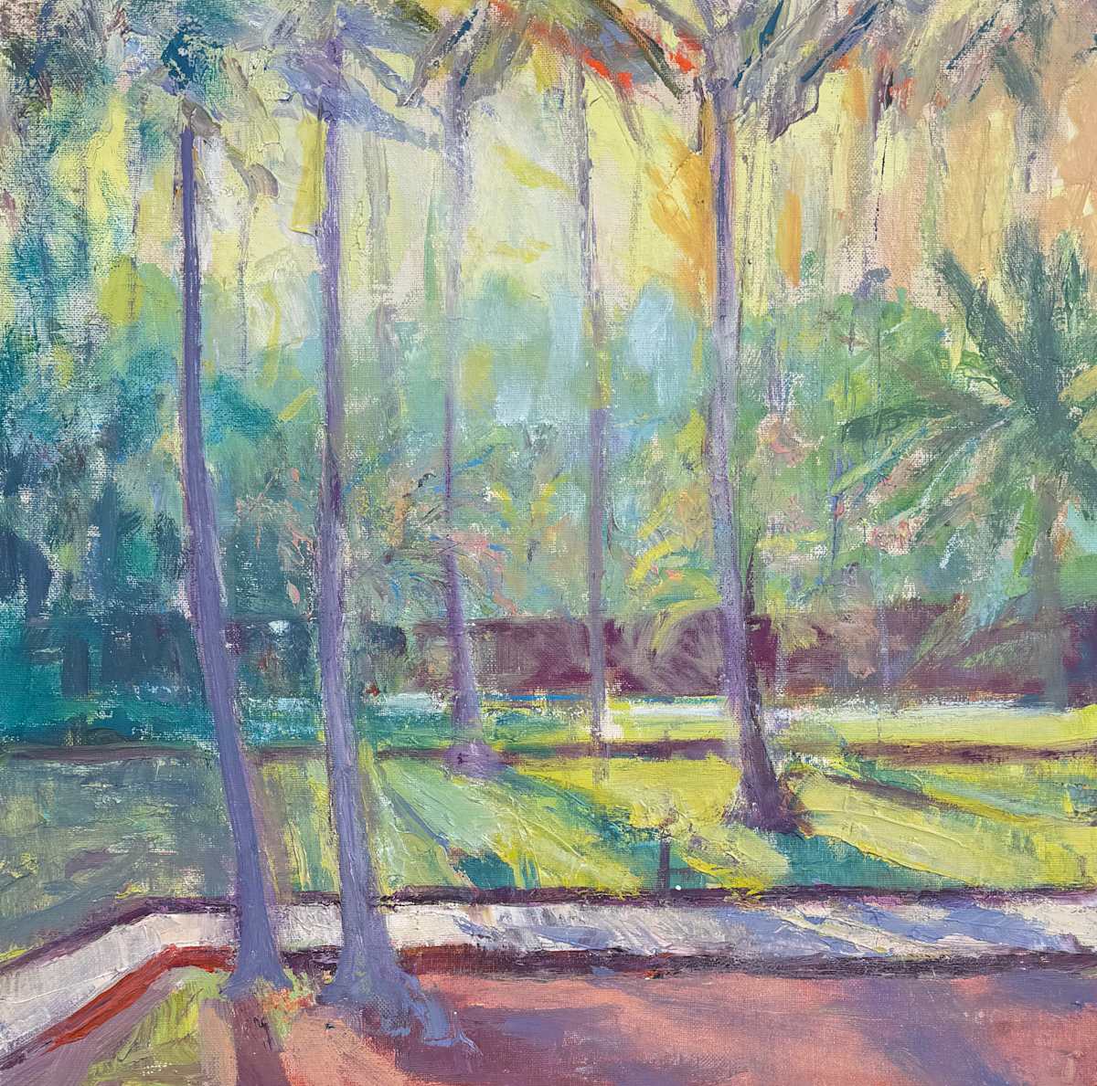 Dawn Light through Palm Trees by Frances Knight, Image 2.