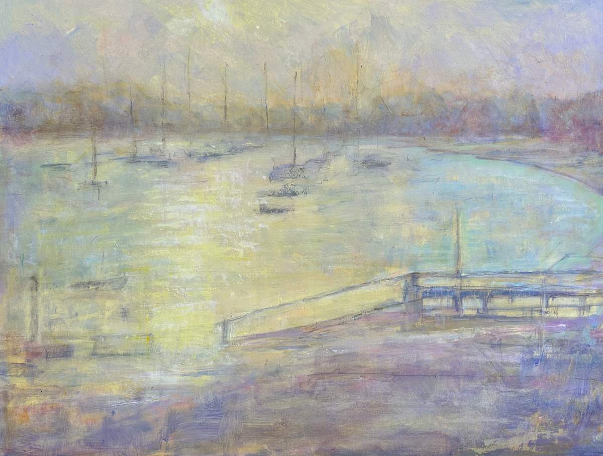 Early Morning Light Impression Itchenor by Frances Knight, Image 3.