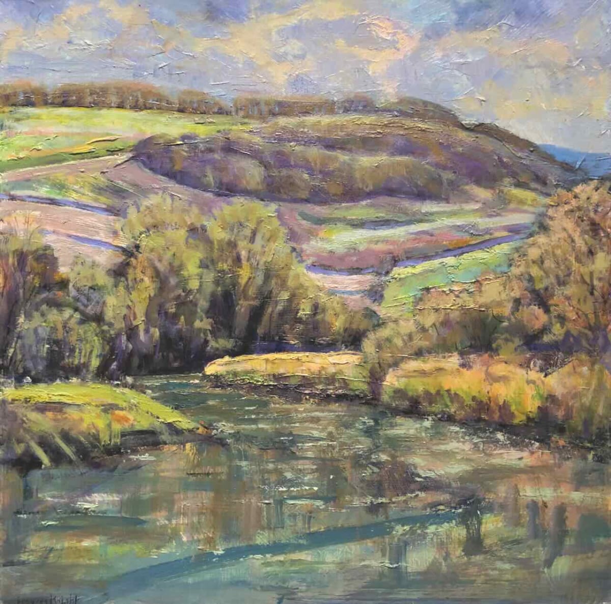 The Beginning of Spring River Arun by Frances Knight 