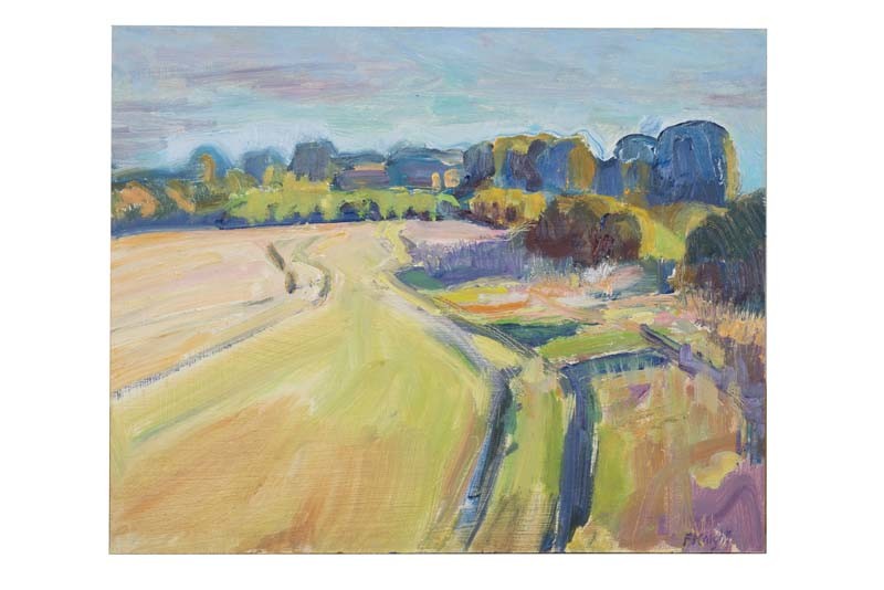Barley Field  near High Barn by Frances Knight 