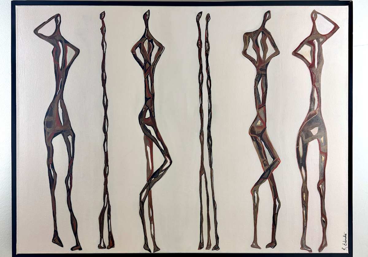 Fragile Bodies, after Giacometti by Kim DiDonato 