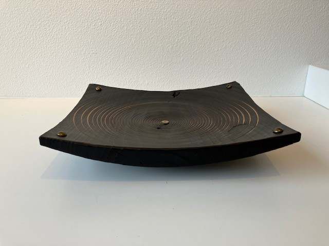 Square Dish, Scorched by Michael Scott, Image 1.
