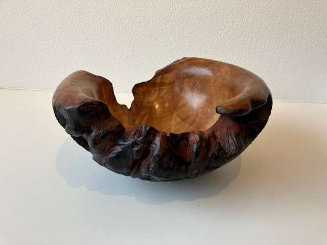 Chunky Bowl with Live Edge Texture by Michael Scott, Image 1.