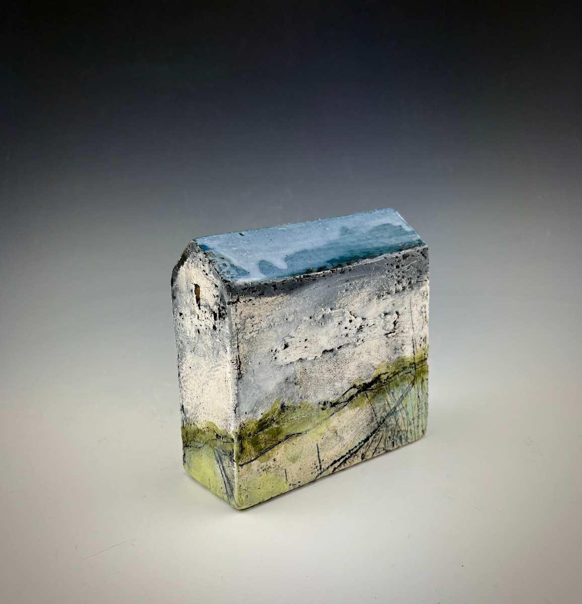 Row House - Blue by Karen Abel, Image 1.