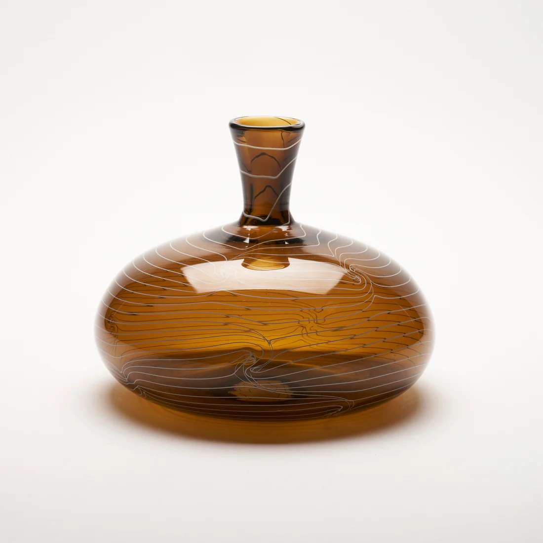 Amber Low Valley Bottle by Asher Holman 