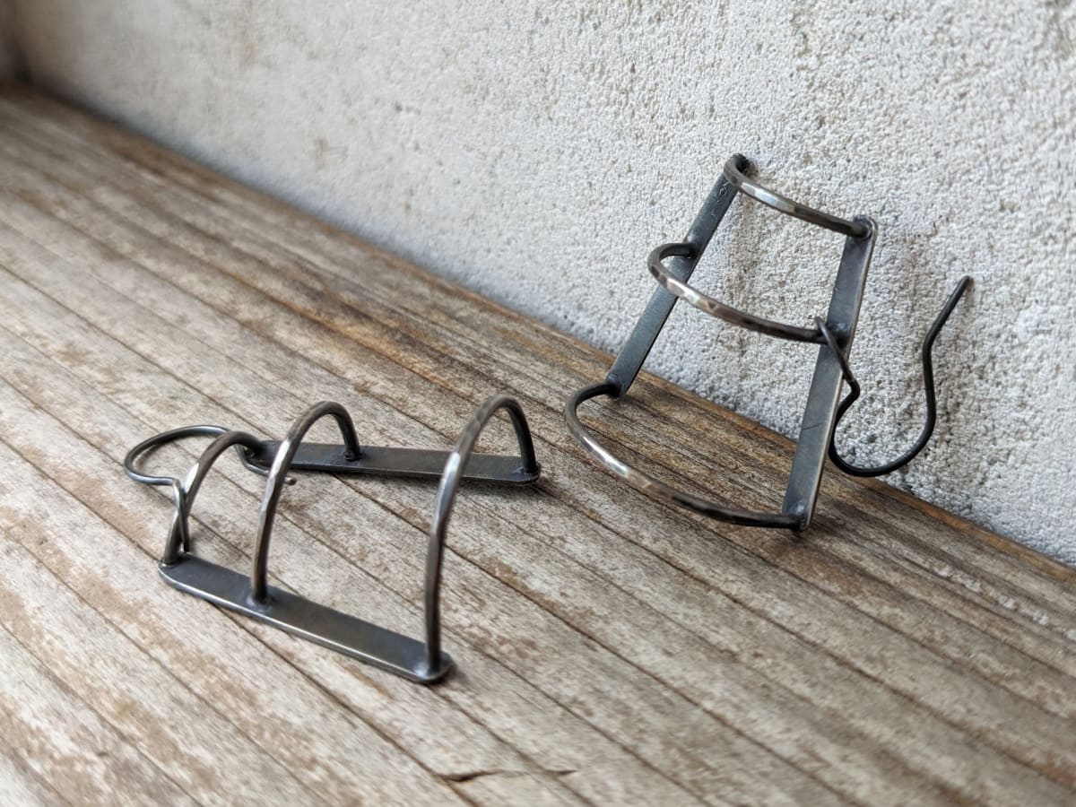 Armature Earrings by Sara Owens 