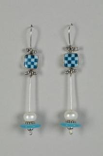 Spaceship Earrings by Denise Barr, Image 1.