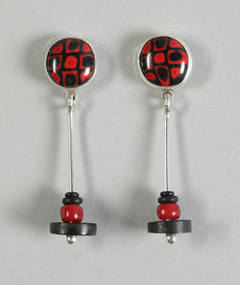 Black and Red Drop by Denise Barr, Image 1.