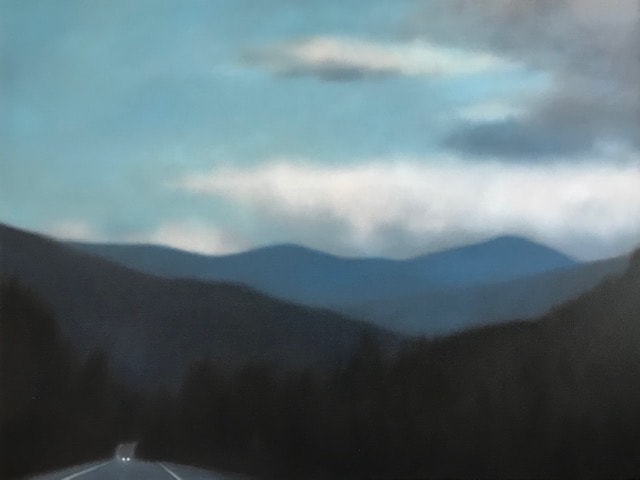 Blue Mountain Valley by Christie Scheele 